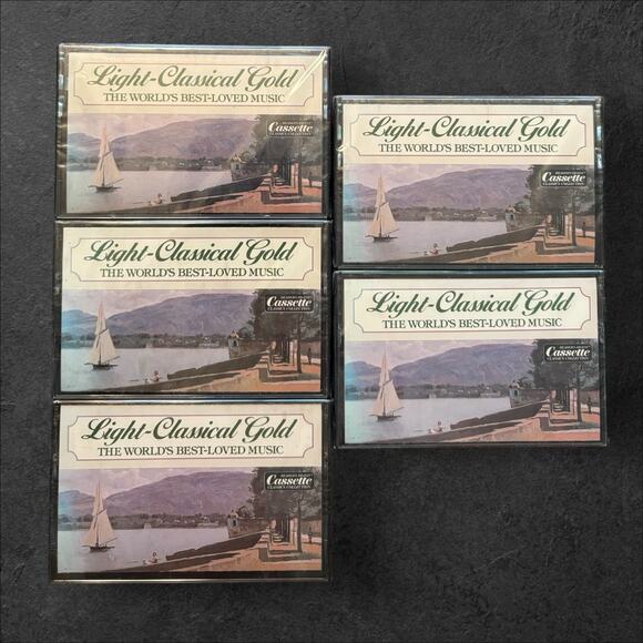 Vintage Light Classical Gold Best Loved Cassettes Tapes 1-5 Reader's Digest 1982 - Picture 1 of 6